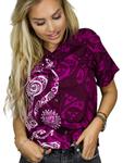 Блуза King Kameha Maori Wedding, фиолетовый - фото 4