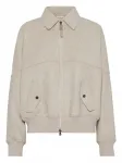 Бомбер на молнии Brunello Cucinelli, нейтральный - фото