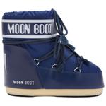 Зимние ботинки Moon Boot на толстой подошве (нейлон), темно-синий - фото