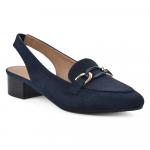 Туфли-лодочки на ремешке Boreal White Mountain, navy fabric - фото