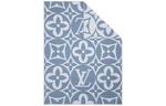 LOUIS VUITTON LV Badge, практичное, одеяло, blue 180x140cm - фото