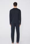Пижамный комплект LONG SET Tezenis, темно-синий - фото