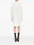 Поплиновое платье-рубашка MAISON MARGIELA, белый - фото 5
