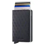 Кошелек Secrid Slimwallet Optical leather, черный - фото 3