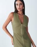Миди платье BWLDR Fran, Khaki - фото 3