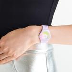 SWATCH Часы Unisex 34mm Purple Watch SS09V101 - фото 3