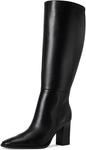 Ботинки Nine West Women's Zazz Wide Calf, Black Leather - фото 7