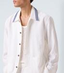 Вышитая рубашка-оверсайз Commas, белый - фото 5