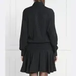 Платье с добавлением шелка Pinko, черный - фото 3