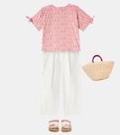 Рубашка из хлопка с принтом Il Gufo, Apricot - фото 2