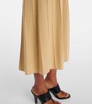 Плиссированное платье миди Joseph, Desert Sand - фото 5
