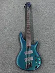 Бас-гитара Ibanez Bass Workshop SRMS720 Blue Chameleon с многомасштабной конструкцией - фото 5
