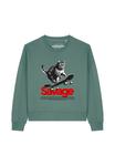 Толстовка watapparel SAVAGE CAT, Green Bay/Dark Green - фото 2