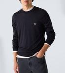 Свитер из чистой шерсти Prada, Bleu - фото 5