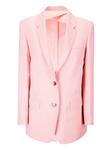 Однобортный блейзер Alberto Biani, розовый - фото