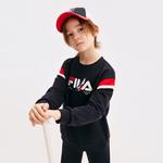 Детская толстовка FILA KIDS, синий - фото 5