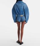 Кокон джинсовая куртка Givenchy, Medium Blue - фото 3