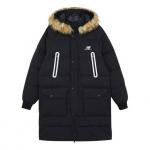 Куртка классические длинные пуховики New Balance, черный - фото