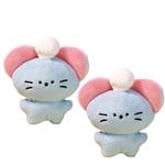 Плюшевый кулон Gluttonous Mouse Is So Annoying That It Makes You Cry, 8 см BANQIN - фото 6