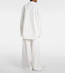 Оверсайз джинсовая рубашка Dries Van Noten, Off-White - фото 3
