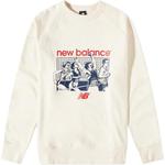 Свитшот мужской белый New Balance - фото