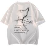 Футболка унисекс Cotton, черный/белый - фото 2