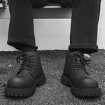 Мужские черные ботинки Martin Boots Romon - фото 6