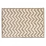 Шерстяной ковер Linon Silhouette Chevron, серый - фото