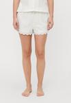Пижамные брюки Hunkemöller SHORT ANGLAISE, White - фото
