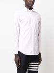 Thom Browne полосатая рубашка с длинными рукавами, белый - фото 3