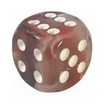 d6 18 мм Варварская ярость с белым (12), Class & Creature Dice - d6 Sets - фото