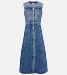 Идален джинсовое платье миди Citizens of Humanity, Terrace - фото