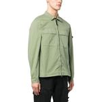 Рубашка compass logo shirt jacket 'green' Stone Island, зеленый - фото 4
