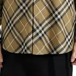Проверенная рубашка с длинными рукавами Burberry, хаки - фото 9