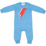 Детский комбинезон Lightning в лазурном цвете Mika & Milo, лазурный - фото 2