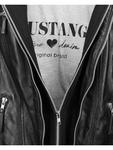 Кожаная куртка Mustang 31019269, черный - фото 4