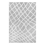 Ковер Carly с сетчатым узором Nuloom, 153x244 см - фото