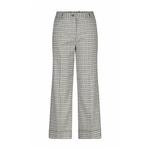 Шерстяные брюки в клетку Rosso35, серый - фото