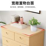 Quanu Комод для спальни из дерева, 5 ящиков, белый - фото 4