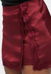 Юбка Even&Odd Mini skirt, Cabernet/Dark Red - фото 6