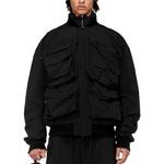 DIESEL Джинсовая короткая бомбер куртка, Black - фото 4