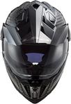 LS2 Helmets Explorer Carbon Adventure Helmet, Matte Carbon - фото 6