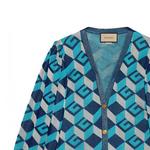 Трикотаж женский синий Gucci - фото 5