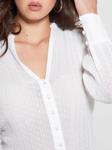 GUESS Женская длинная рубашка Lisette, Pure White - фото 3