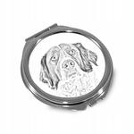 Французский спаниель Складное карманное зеркальце Inna Marka - фото