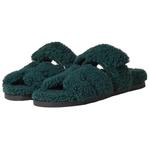 Шлепанцы женские Hermès Chypre, черный - фото 3