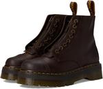 Dr. Martens unisex-adult Sinclair кожаные платформенные ботинки, Dark Brown - фото