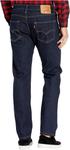 Джинсы 502 Regular Taper Fit Levi's, цвет Dark Hollow - фото 3