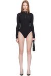 Боди из евроджерси Coperni, черный - фото