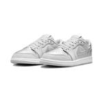 Кроссовки Jordan 1 Low OG Metallic Silver PS, серебряный - фото 3